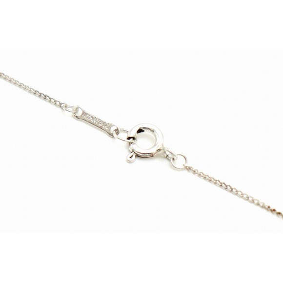 Tiffany Elsa Peretti Triple Open Heart Pendant Necklace Silver